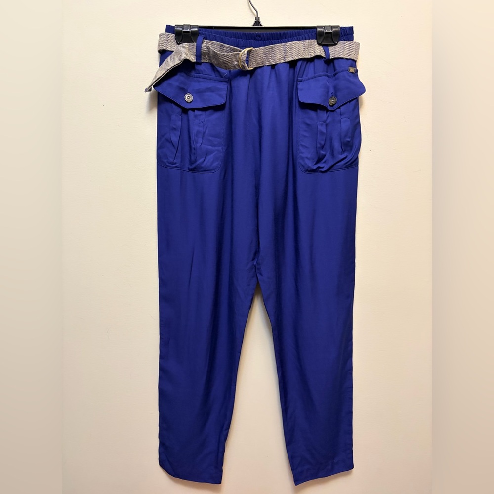 ICEBERG Viscose Utility Lightweight Cropped Pant